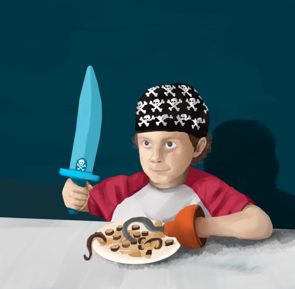 Ilustración digital estilo cuento