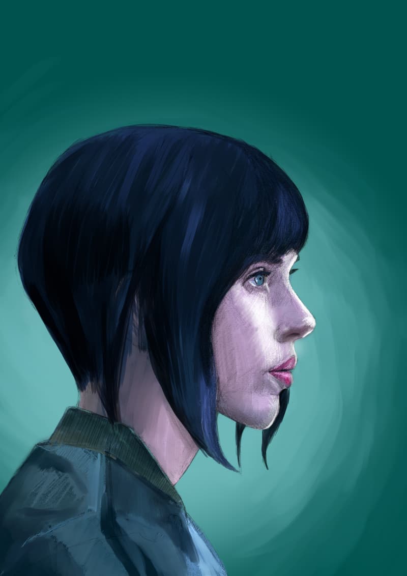 Retrato digital de Scarlett